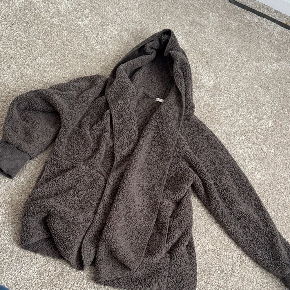 Hem & Thread Brown Hooded Cardigan - Picture 1 of 1